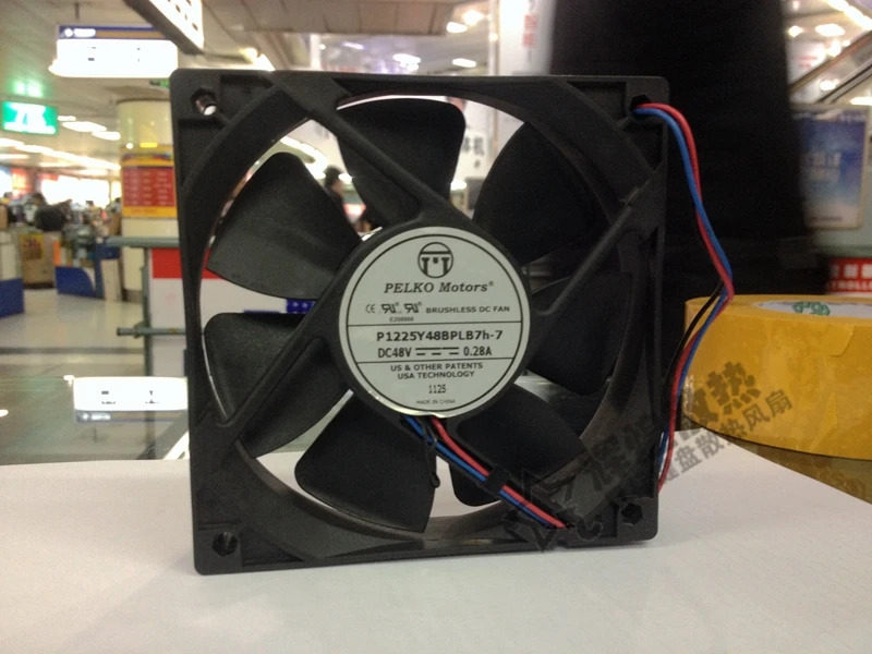 JFG 펠코 모터스 148V 0.28A 12CM P1225Y48BPLB7h-7 주파수 변환기 냉각팬