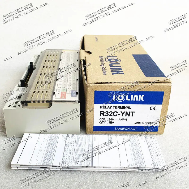 오리지널 산 3릴레이 모듈 R32C-YNT 24VDC 포장 R32C-YNT-V
