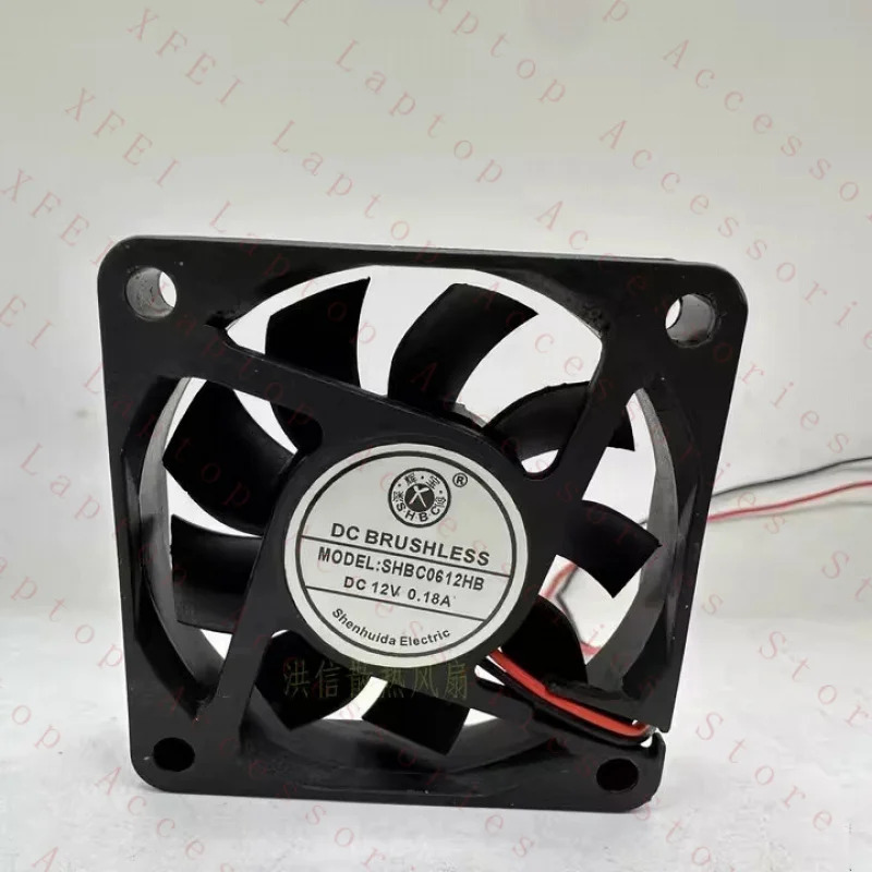 C SHBC 팬 SHBC0612HB DC12V 0.18A 6015 60x15MM 2선 냉각팬