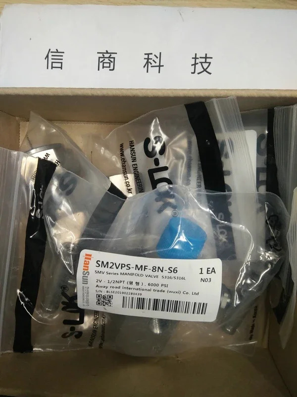 SLOK Slok SQCT1B-F-4N-K5-S6 교체SS-QC4-B-4PFK5 Swagelok