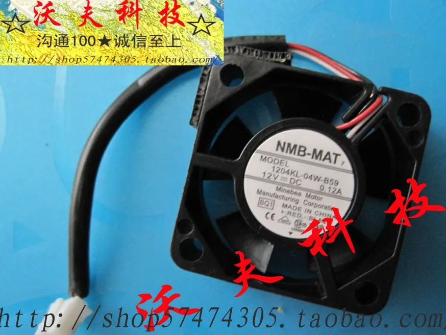 nmb 1204kl-04w-b59 3010 12v 0.12a 정밀 볼 팬