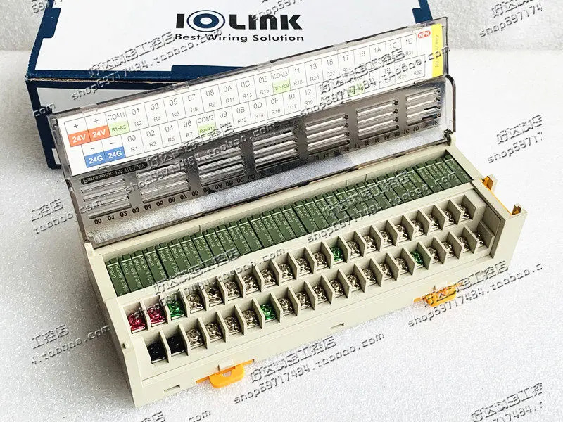 오리지널 테르나리 IOLINK 릴레이 모듈 R32C-NS5A-40P R32C-YNT R16C-NS5