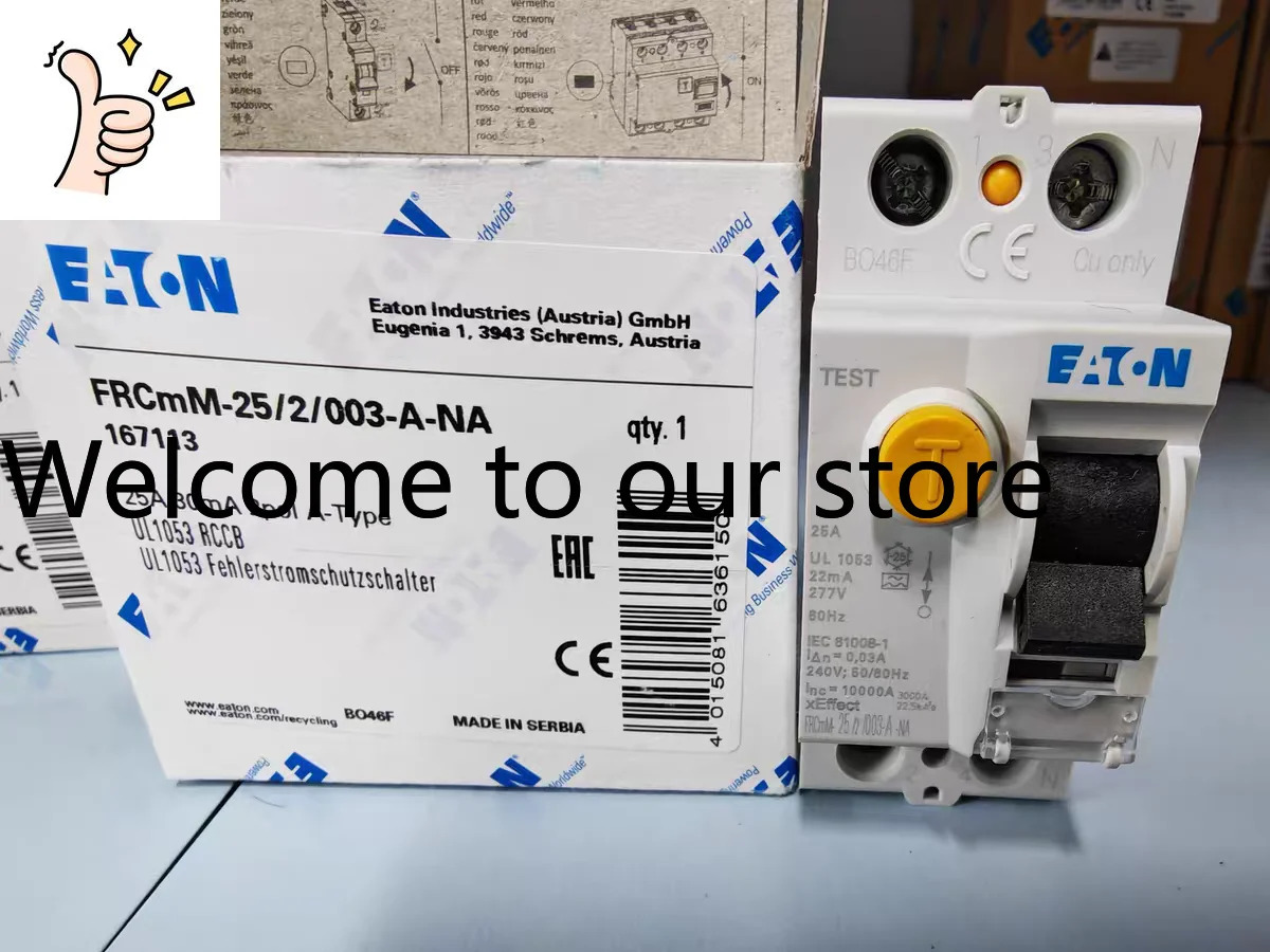 이튼 멀러 FRC MM - 25/2/003 A NA 누전 차단기 UL 인증 CSA 완료