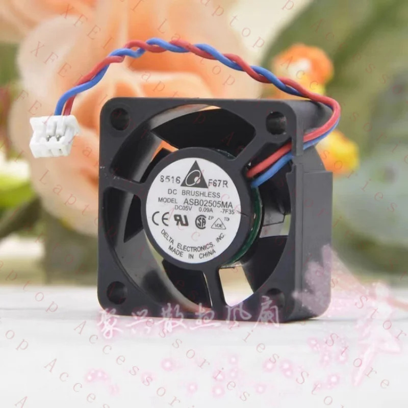 C ASB02505MA DC5V 0.09A 2.5CM 2510 듀얼 볼 냉각팬