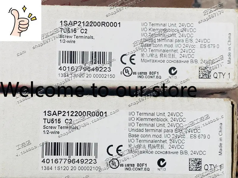 오리지널 ABB 컨트롤 모듈 TU515 C2 1SAP212200R0001