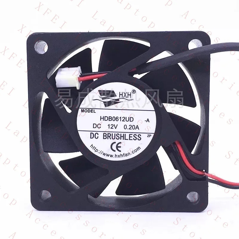C HDB0612UD DC12V 0.20A 6CM 6015 2선식 전력 인버터 냉각팬