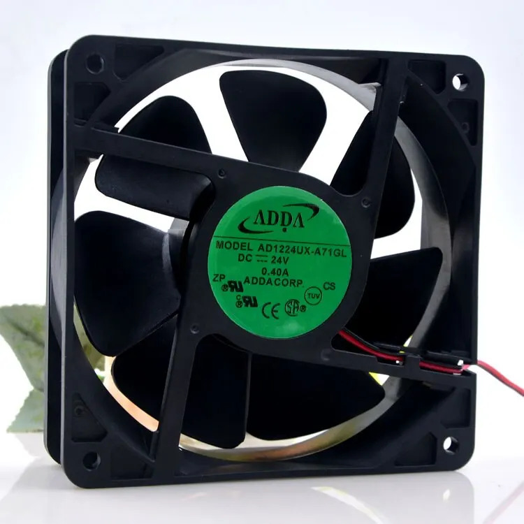 대만/Adda AD1224UX-A71GL 24V 0.40a 12038 12CM 변환기 냉각팬