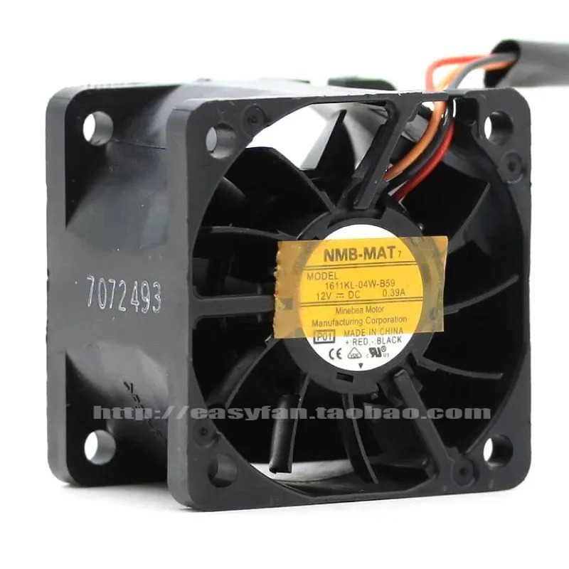 JFG NMB-MAT Minebea 1611KL-04W-B59 4028 DC12V 0.39A 서버 냉각팬용