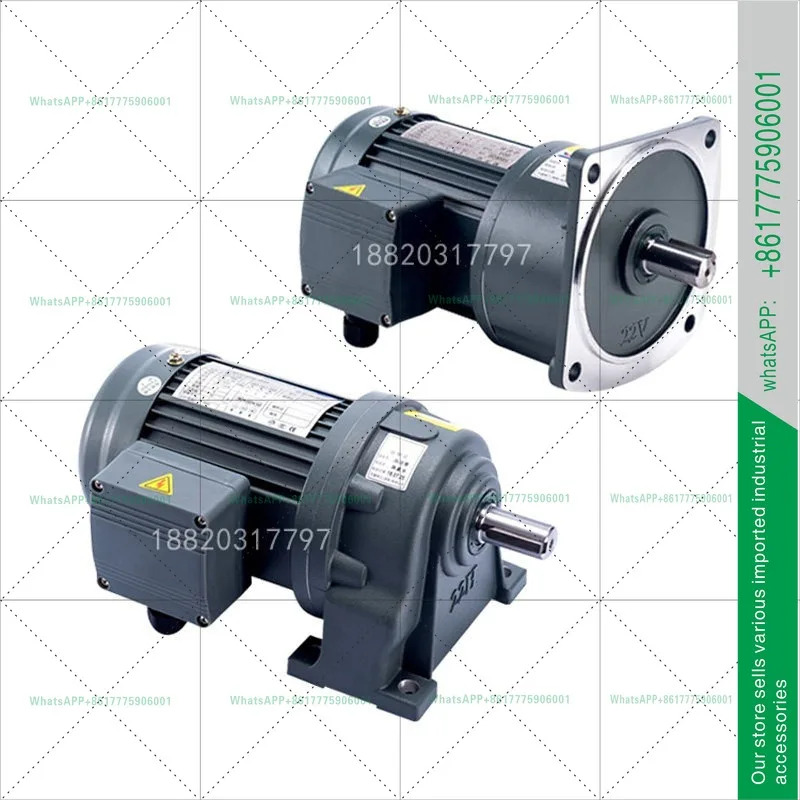 WANSHSIN 0.1KW-7.5KW 수평 수직 380V 기어 모터 구리 코일