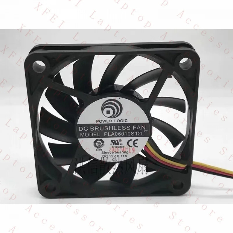 C POWER LOGIC 팬6010 PLA06010S12L 12V 0.11A 6CM 3와이어