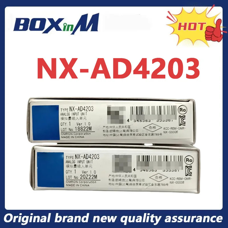 오리지널 NX-AD4203 PLC 아날로그 모듈