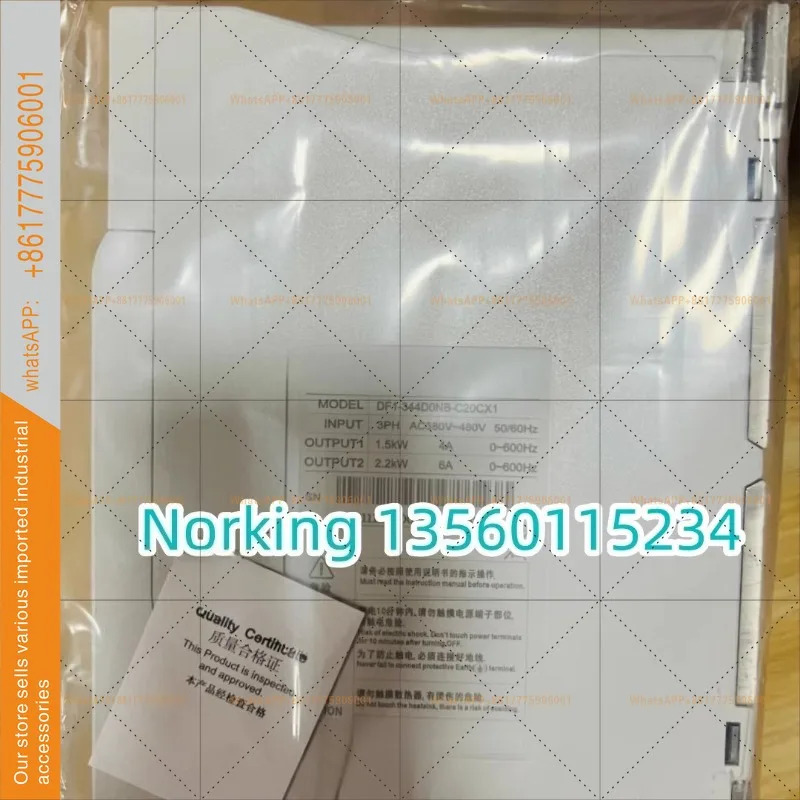 2.2KW 저전압 인버터 DF1-344D0NB-C20CX1 오리지널 IP20 신 380V