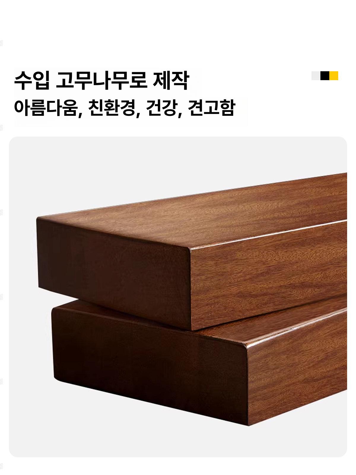 일본식 다다미 좌식 의자 가정용 료칸 일식집 세트 좌탁 우드 테이블 찻상 카페 낮은 - 상세 이미지 2