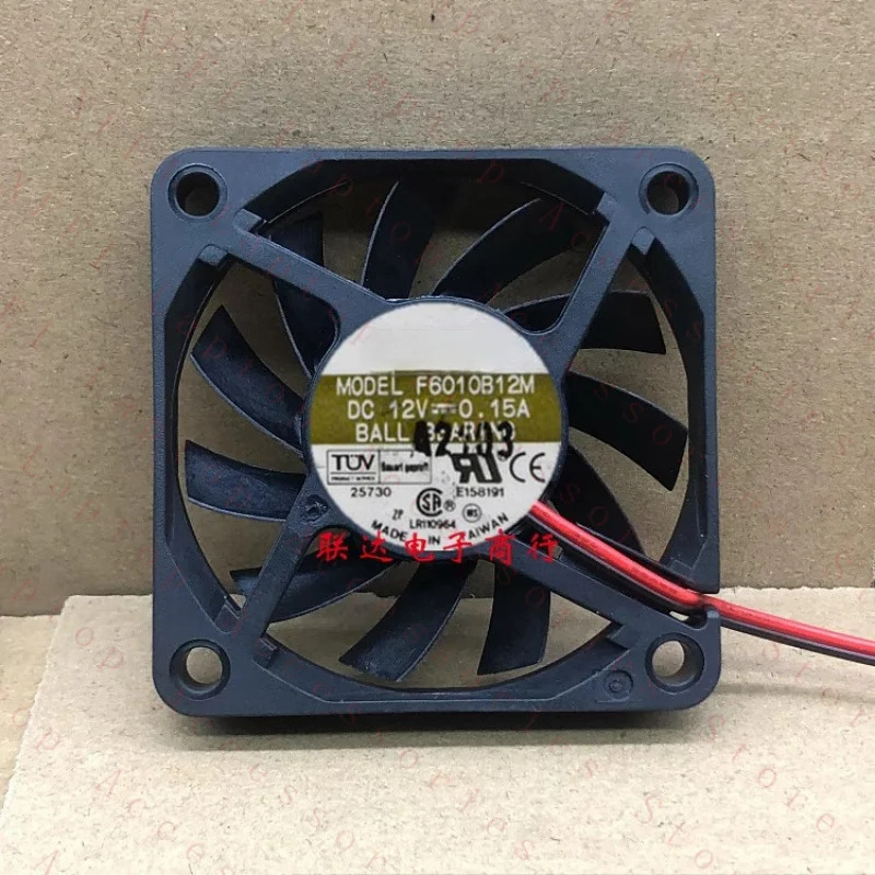 C F6010B12M DC12V 0.15A 2선식 냉각팬