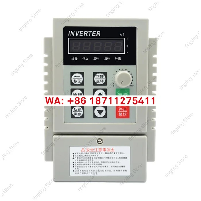 가변 주파수 드라이브 0.75KW/1.5kw 단상 220V 입력 출력 범모터 속도 제어 팬 워터 펌프