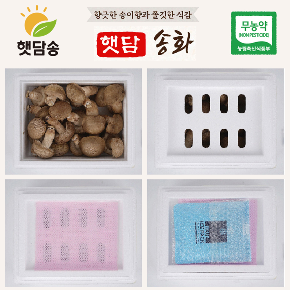 [햇담송]국내산 친환경 햇담송화 중급&고급형 대형마트 백화점등급 송이향 송화고버섯 송고 이미지 8