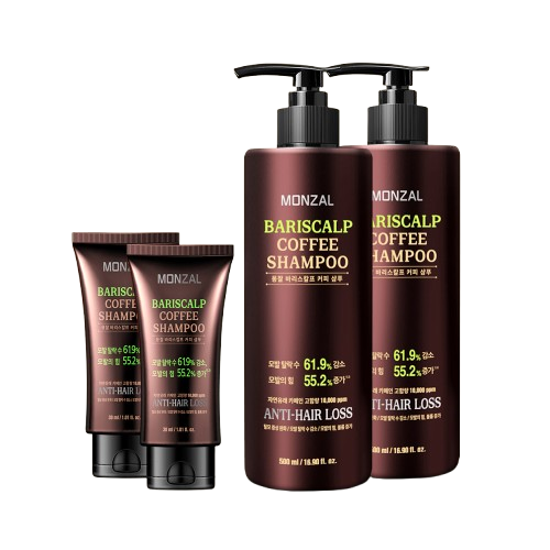 허성범 PICK 몽잘 바리스칼프 커피샴푸 탈모증상완화 기능성 500ml + 30ml, 2개 이미지 2