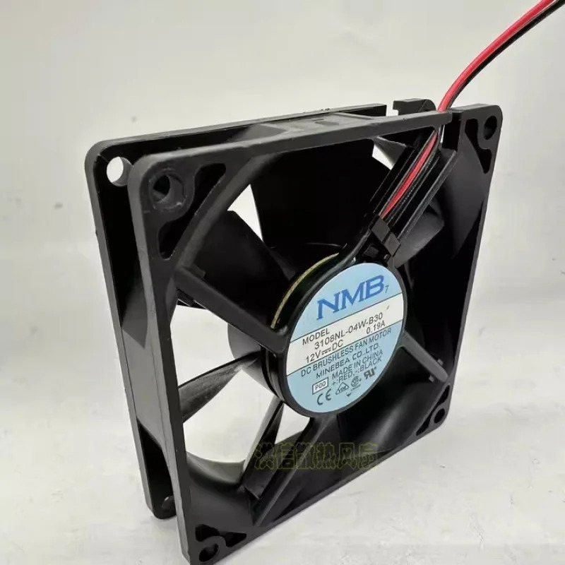 C NMB 팬3108NL-04W-B30 DC12V 0.19A 8020 80x20MM 2선 냉각팬