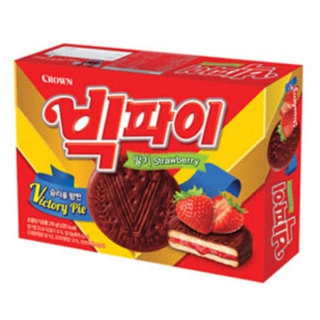 성심샵 빅파이 216g 크라운 제과 유통기한 25년8월25일 오피스 티타임 여가