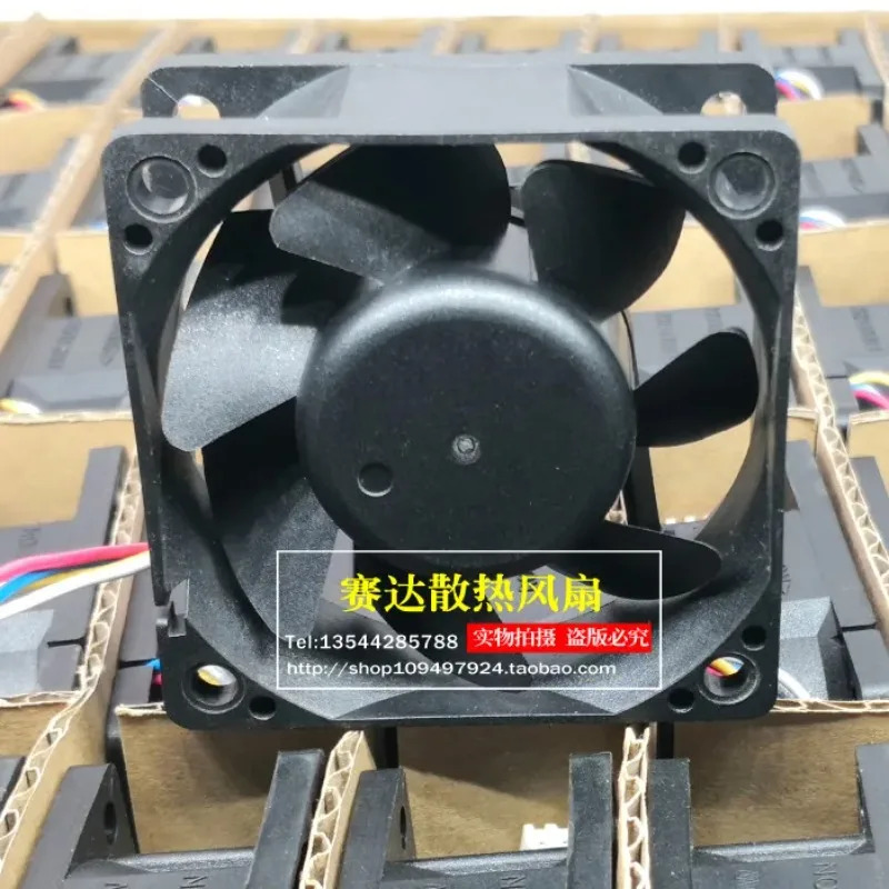 JFG XFAN RDH6025B4 6025 48V 0.18A 4라PWM 대용량 냉각팬 60x60x25mm