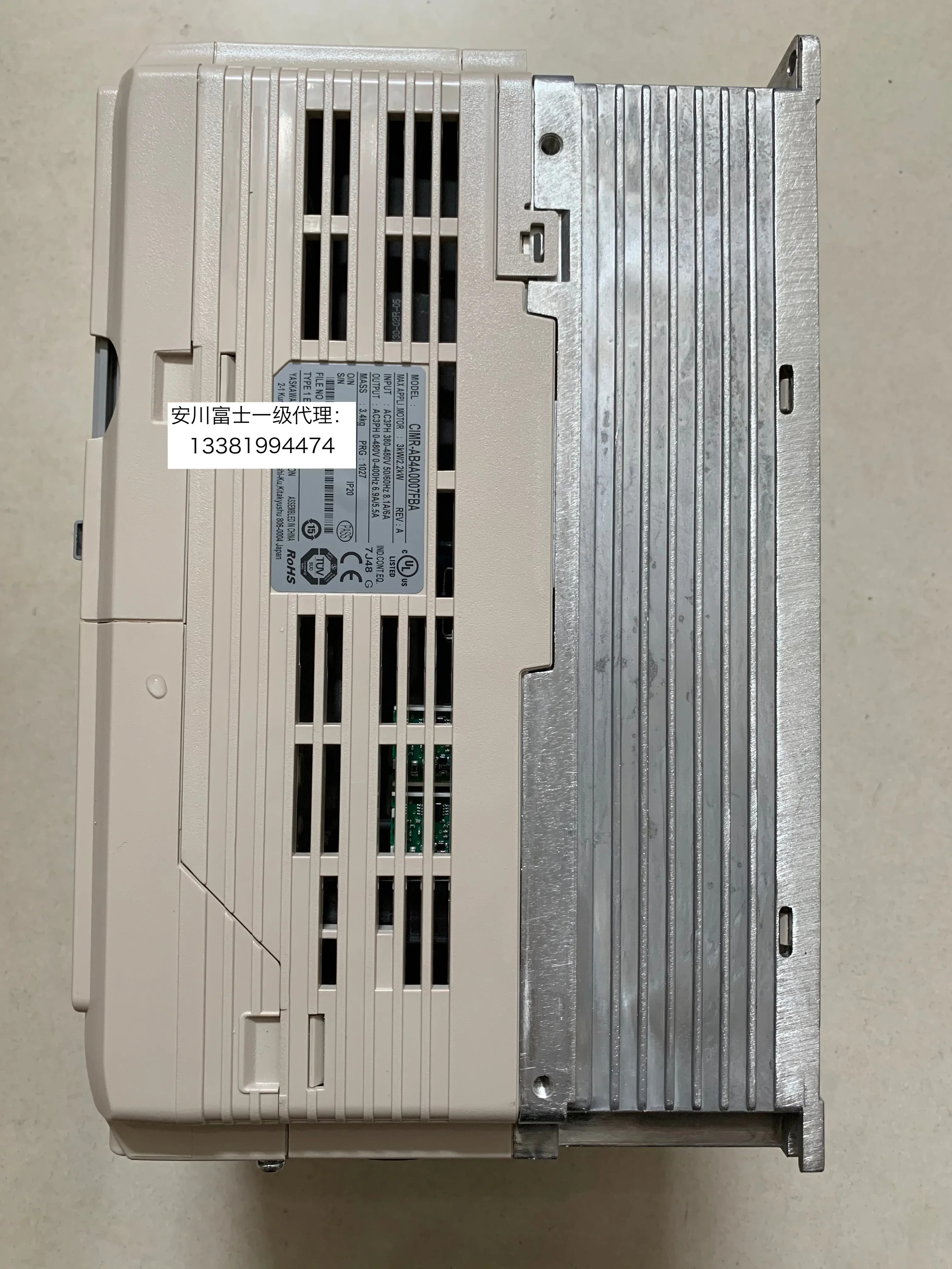 2025.4An Chuan 인버터 A1000CIMR-AB4A0007FBA/FAA 2.2kW/3kW 신품 .