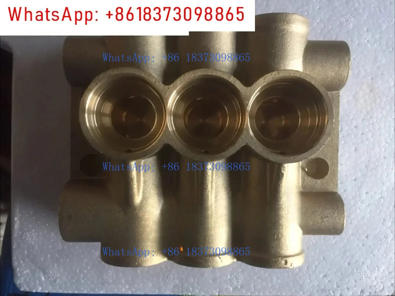 QL360/380A/T 고압 세척기 BZ320/BZ320CS 워터 펌프 헤드 구리 블록 실린더 본체