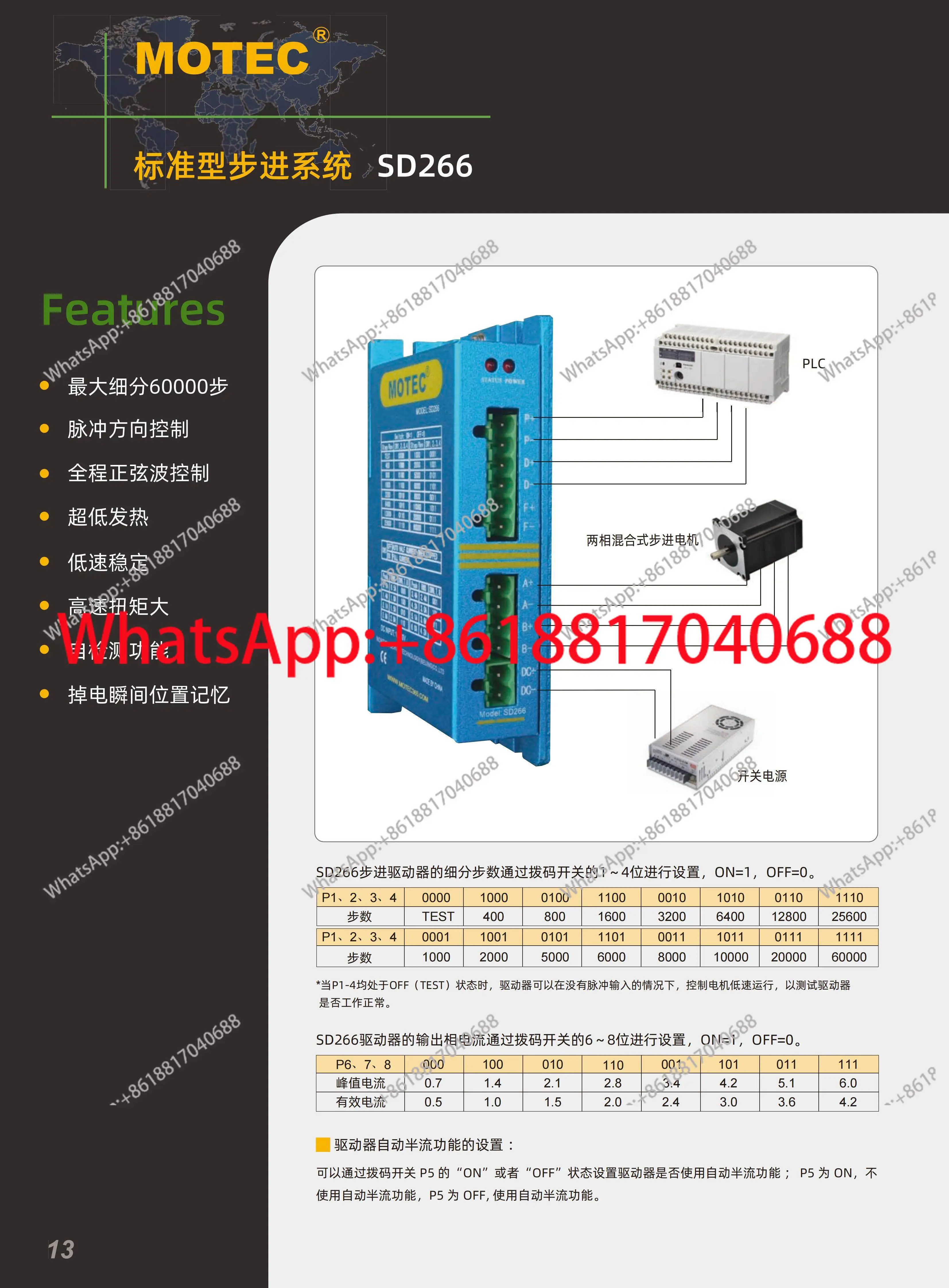 SD266 스테퍼 모터 드라이버 새 공장 직송