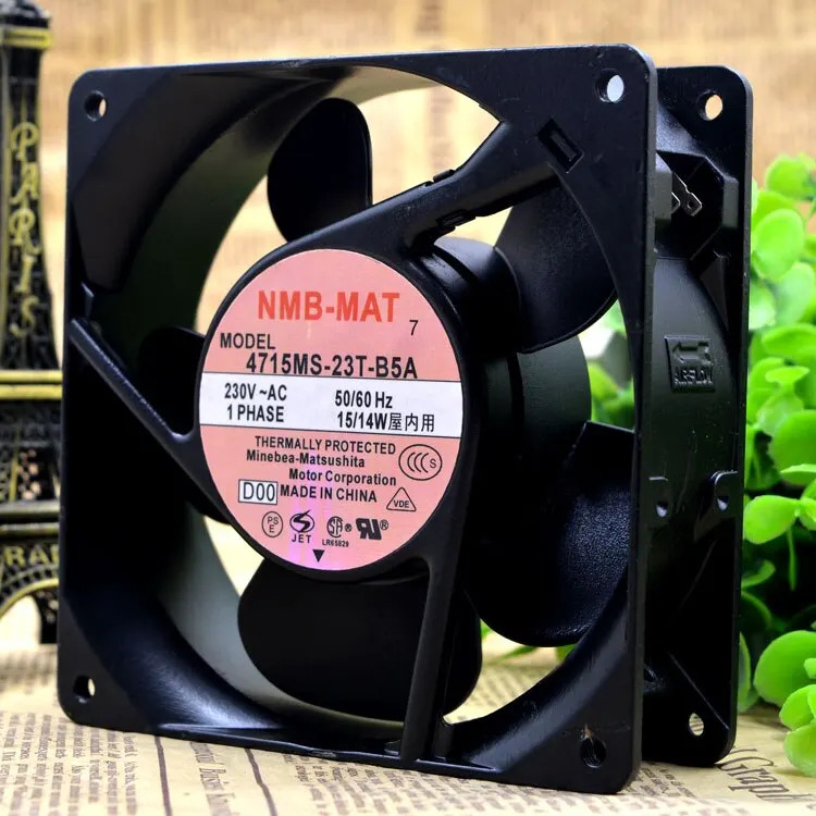 NMB 4715MS-23T-B5A 12038 230v 15W 12CM 에어 속도 방사 팬