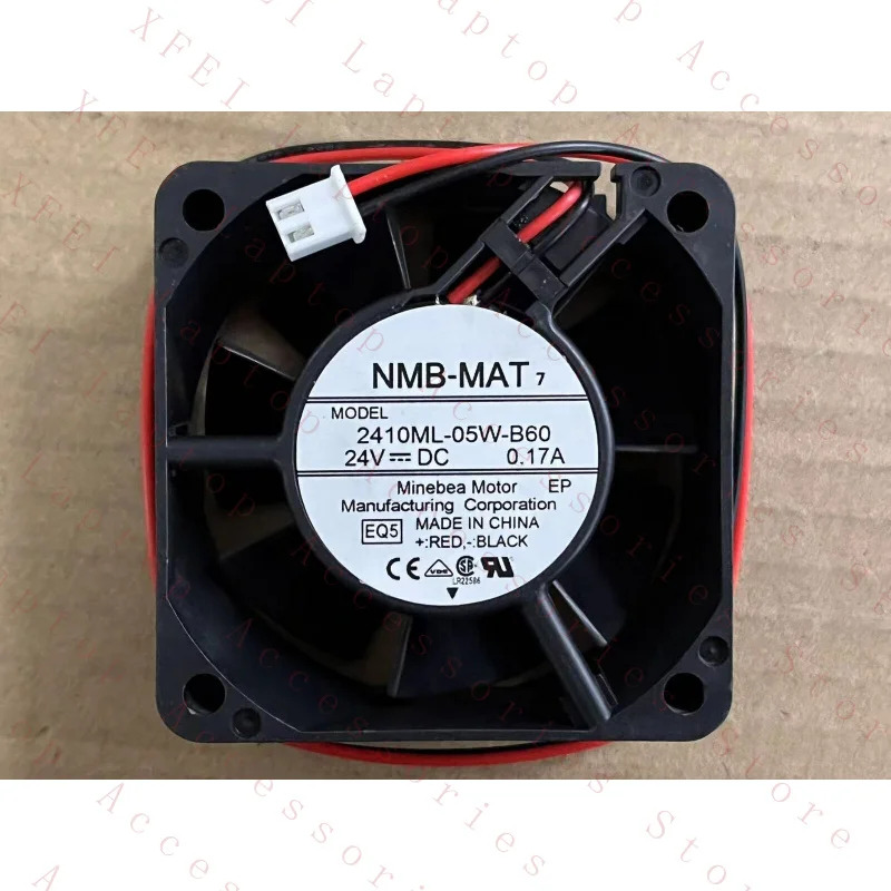 C 2410ML-05W-B60 DC 24V 0.17A 6CM 6025 축방향 냉각팬 2선