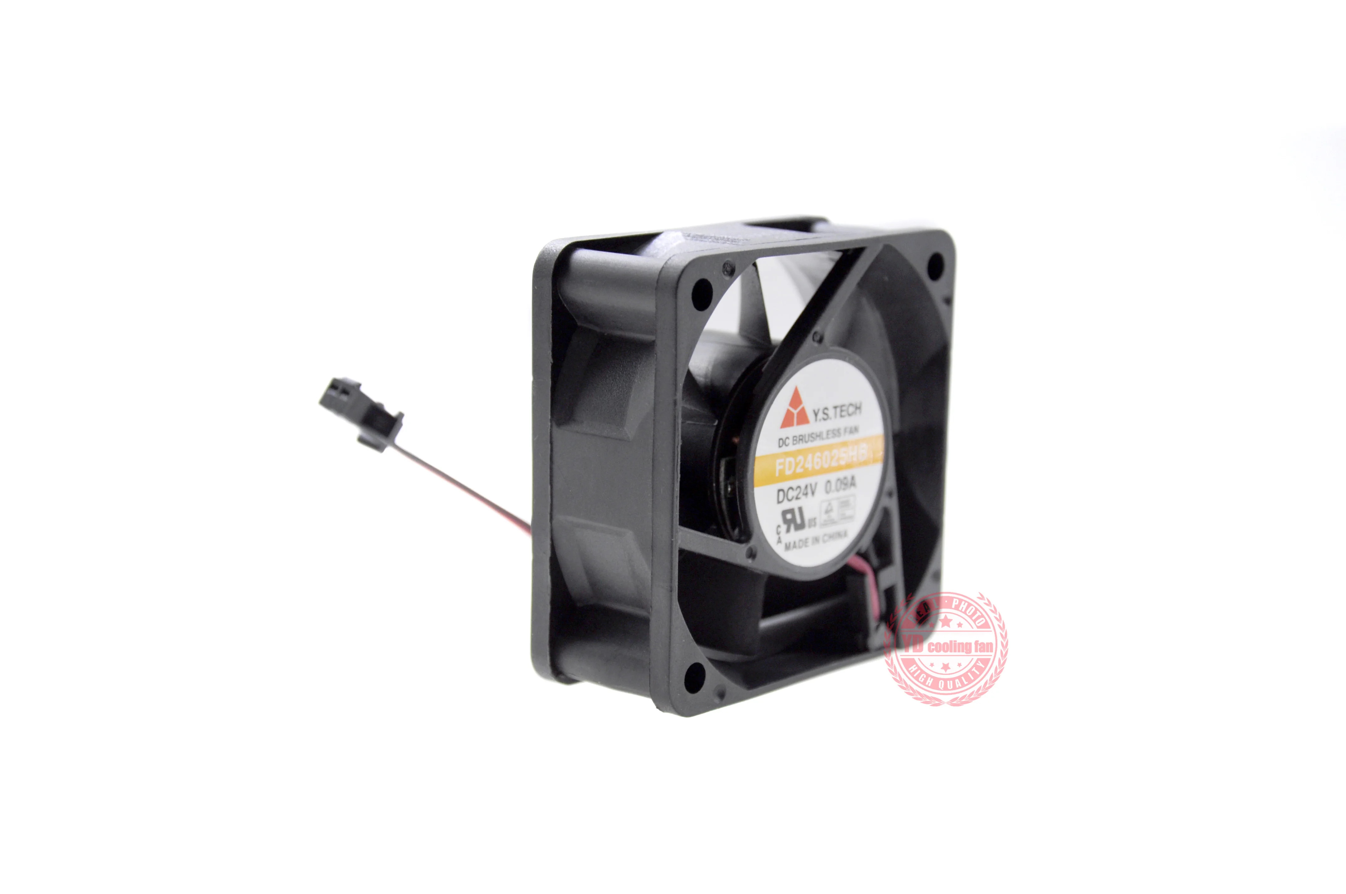 JFG Y.S.TECH FD246025HB 24V 0.09A 6025 6CM 주파수 변환기 냉각팬용