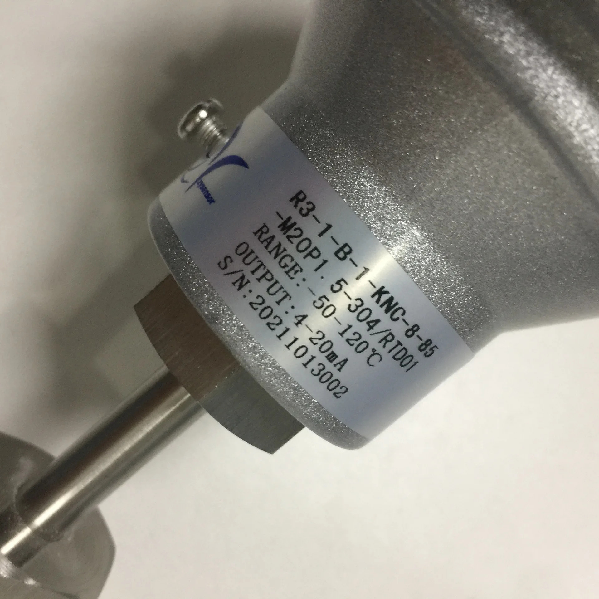 ZYSENSOR 온도 트랜스미터 -50-120  4-20MA M20P1.5 8MM 직경 삽입 깊이 85MM