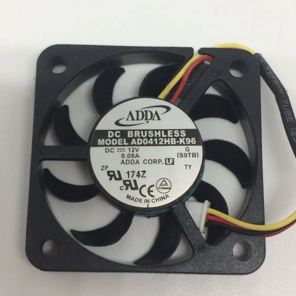 ADDA 4cm AD0412HB-K96 4006 12V 0.08A 초박형 볼 냉각팬