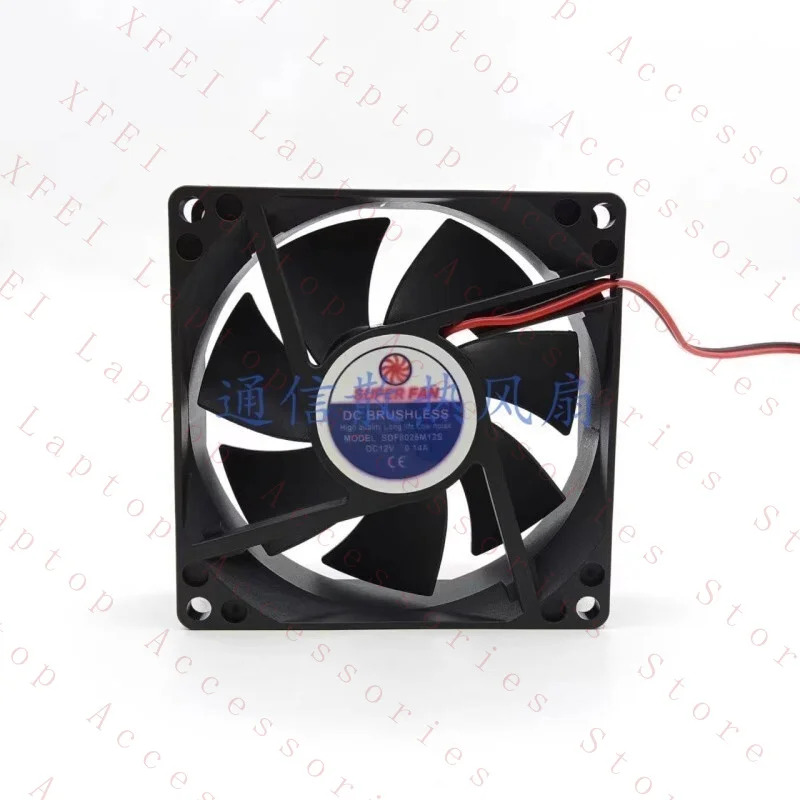 SUPER FAN SDF8025M12S 12V 0.14A 8CM 8025 전원공급장치 팬