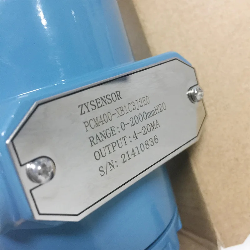 ZYSENSOR 디스플레이 압력 트랜스미터 PCM400-XB1C3J2E0 0-2000mmH20 4-20MA
