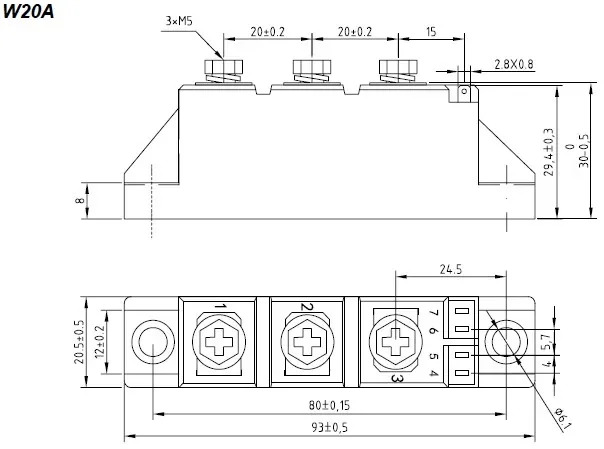 MT/DC901620A MT/DC1101620A Shenshe 인버터 사이리스터 모듈 MT/DC90-16
