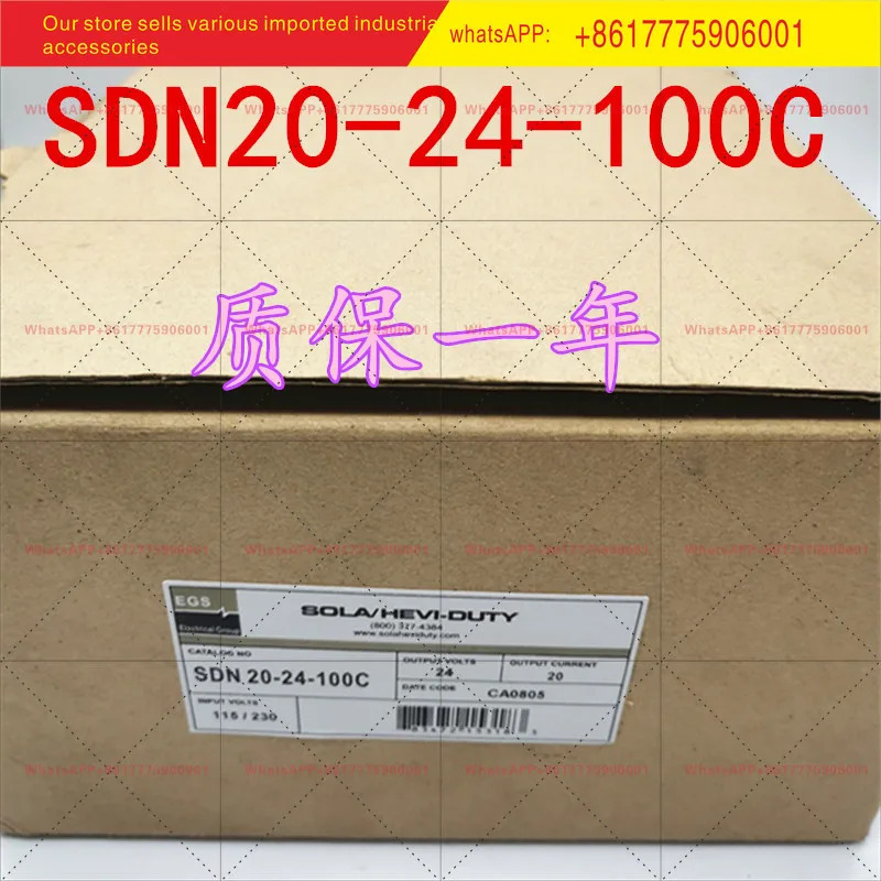 오리지널 신 SOLA 스위칭 전원공급장치 SDN20-24-100C