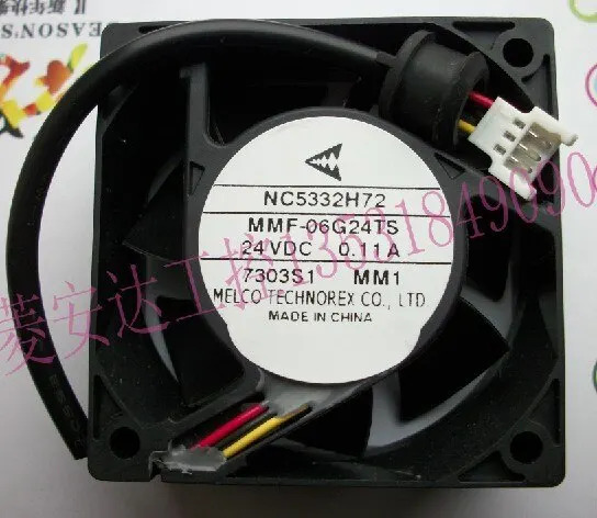 NC5332H72 MMF-06G24TS-MM1 0.11A 24V 60x60x25mm 팬 드라이브