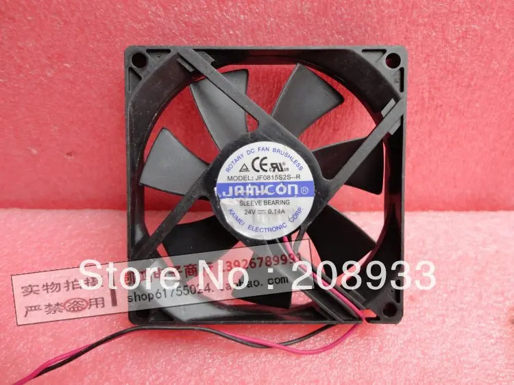 Kay U.S. JCON JF0815S2S-R 24V 0.14A 8CM 8015 인버터 팬