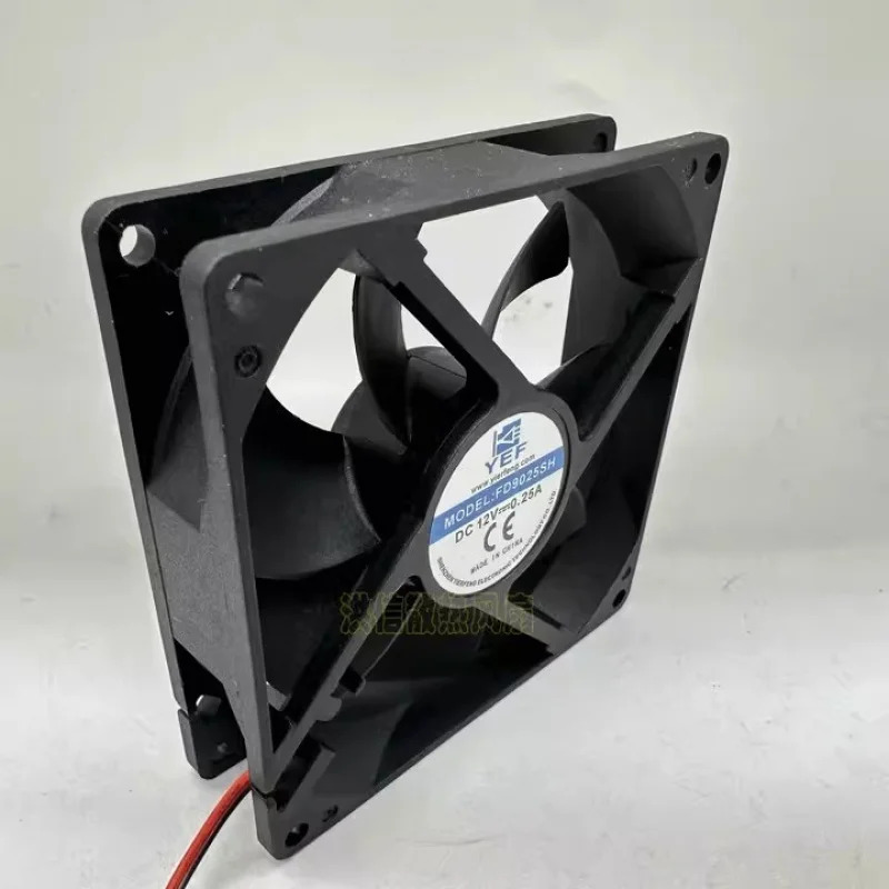 C YEF 팬FD9025SH DC12V 0.25A 9025 90x25MM 2선 냉각팬