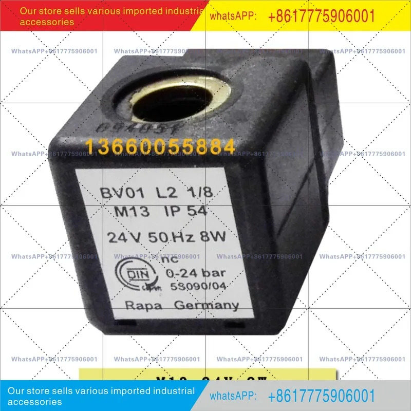 RAPA M13 24V 8W BV01 L2 1/8 0-24bar 코일 바디 솔레노이드 밸브