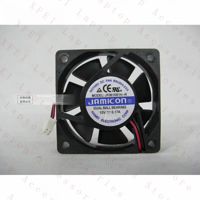 C 6015 12V 0.17A 6CM 더블 볼 JF0615B1H-R 냉각팬용