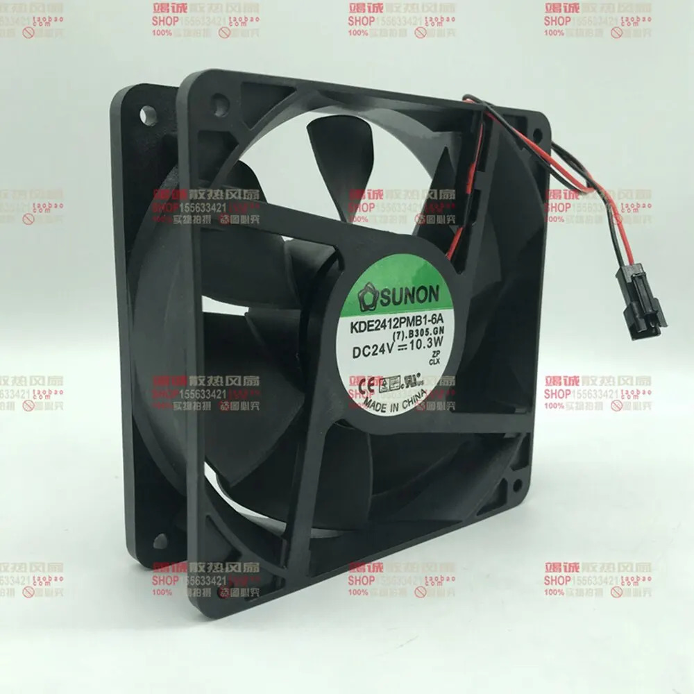 Sunon KDE2412PMB1-6A DC 24V 10.3W 12038 mm 12cm 서버 인버터 냉각팬