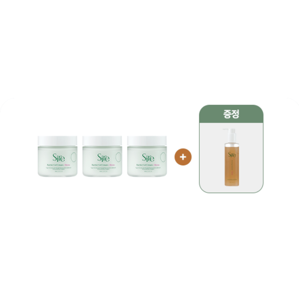 시래[3+1]장벽 젤크림 3개 포밍 클렌저 1개 추가 나이트리페어크림 슬로우에이징 나이아신아마이드 속건조 수분 - 상품 이미지