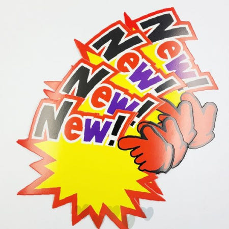 매장 신제품 출시 알림 홍보 팝 장식 소품 매대 진열 광고 판촉 이벤트 마케팅