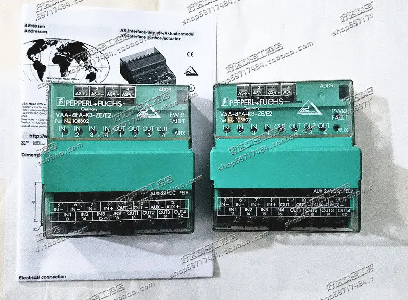 오리지널 페퍼롤푸쉬스 PF 컨트롤러 모듈 VAA-4EA-K3-ZE/E2 품번 108802