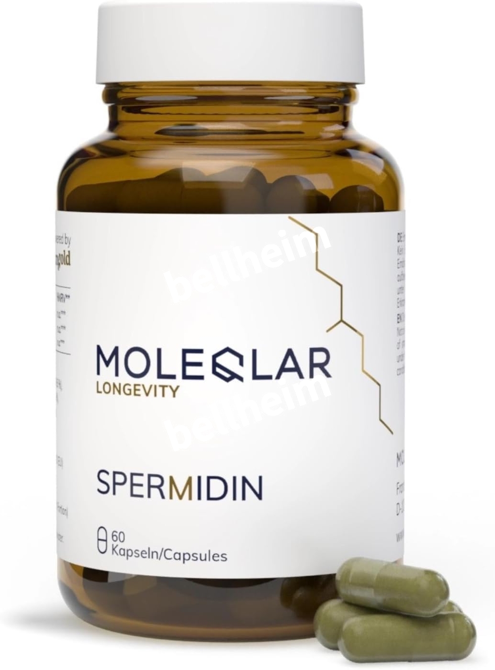 몰레클라 스페르미딘 캡슐 60정 대두 클로렐라 42.3g (1개입) - 상품 이미지