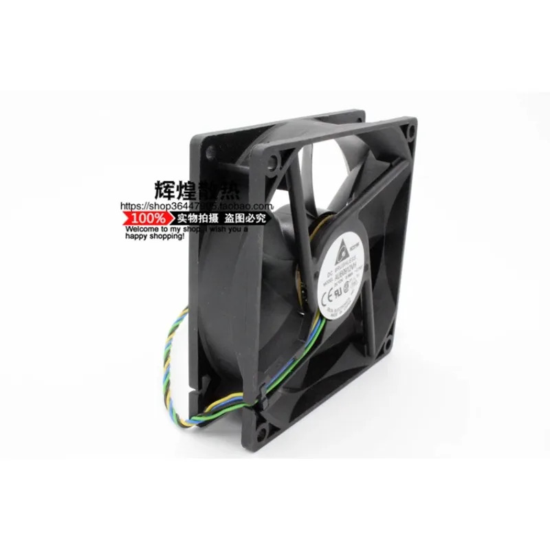 델타 AUB0912VH 9225 12V 0.60A 9CM PWM 냉각팬JFG