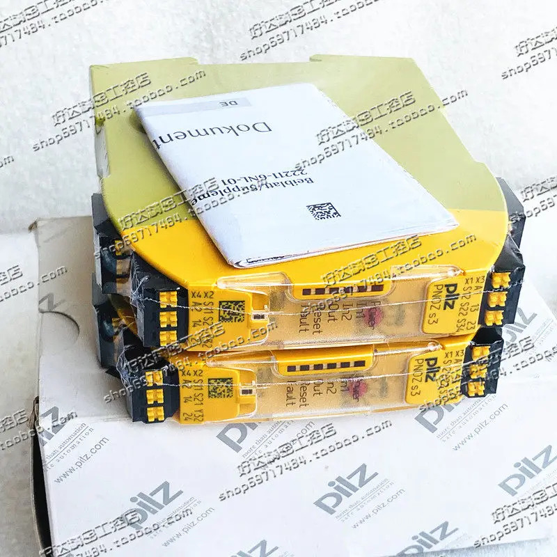 오리지널 필츠 PILZ 안전 릴레이 PNOZ S3 2 N/o 750103 751103 포장