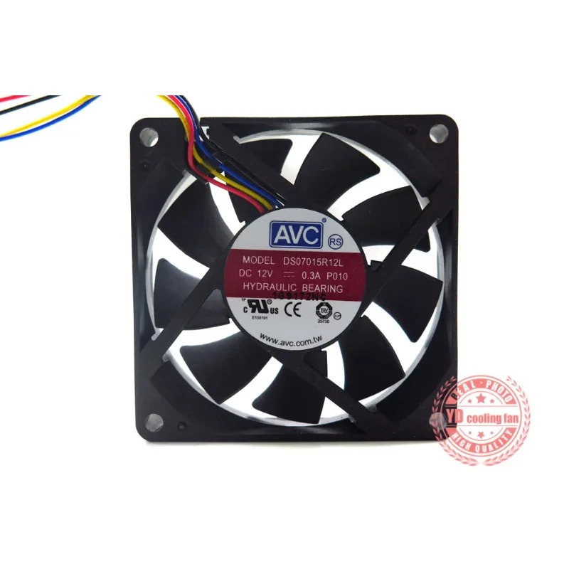 JFG C 7015 7CM 4PIN DS07015R12L 12V 0.30A 냉각팬용