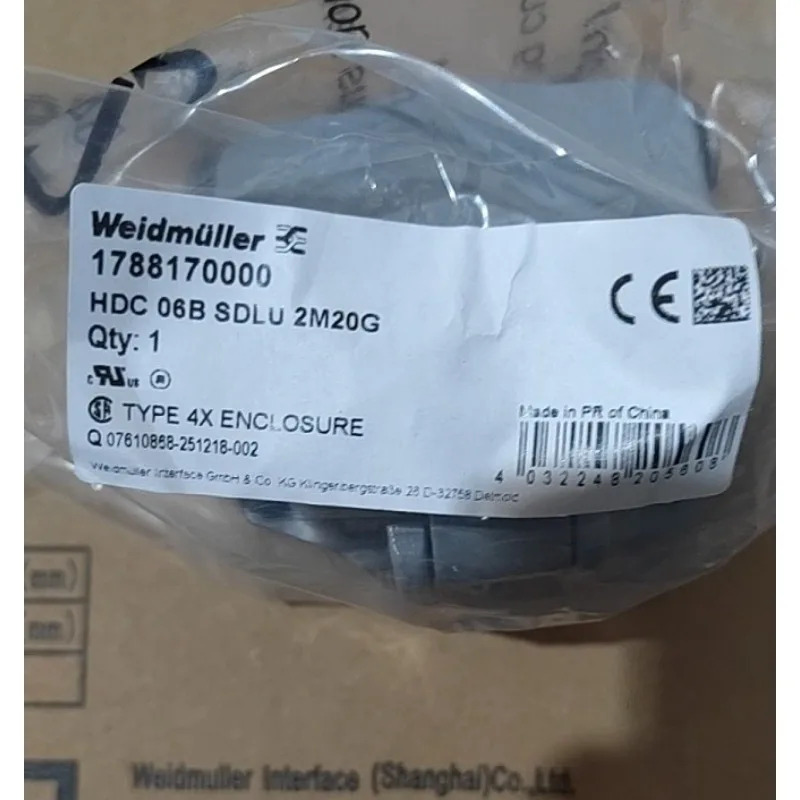 Weidmller 헤비 듀티 HDC 06B SDLU 2M20G 1788170000